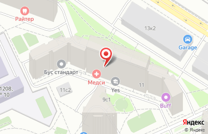 Клиника МЕДСИ SmartLab на улице Васильцовский Стан на карте