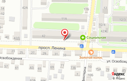 Колыбель страха на проспекте Ленина на карте