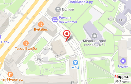 Группа компаний SV Finance на Ленинском проспекте на карте