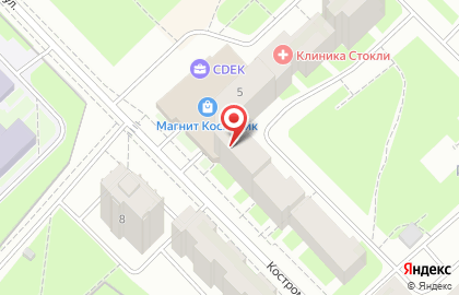 Семейный салон Парикмахерская №1 на Костромской улице на карте