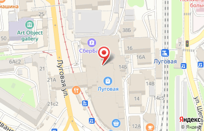 Банкомат ДВБ на Луговой улице, 18 на карте