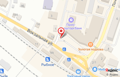 Киоск фастфудной продукции на площади Ленина на карте