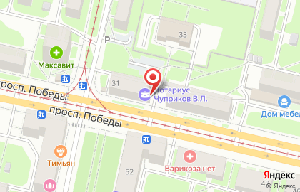 Нотариус Чуприков В.Л. на карте