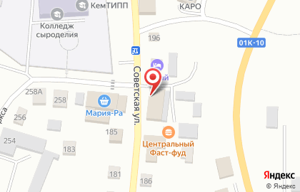 Магазин Строитель на Советской улице на карте