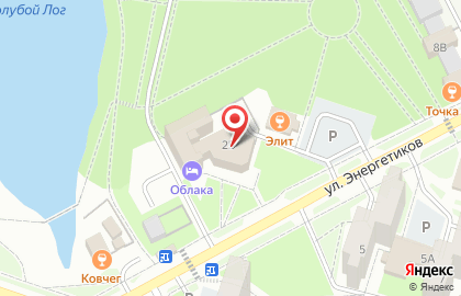 Гостиница Облака на карте