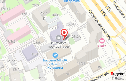 Московский государственный юридический университет им. О.Е. Кутафина в Москве на карте