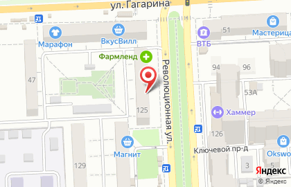 Парикмахерская Чио Чио на Революционной улице в Железнодорожном районе на карте