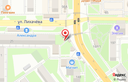 Гламелия на карте