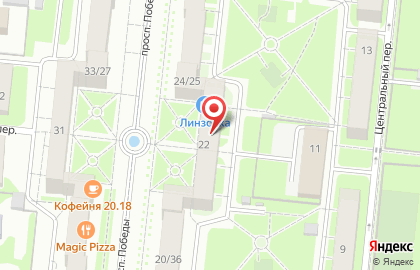 Парикмахерская в Москве на карте