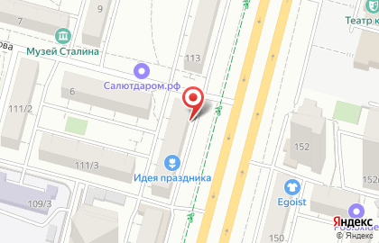 Магазин автозапчастей для иномарок Гараж в Орджоникидзевском районе на карте
