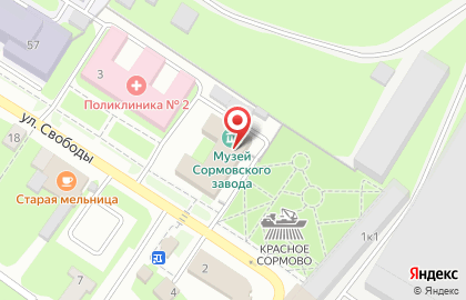Банкомат Волго-Вятский банк Сбербанка России в Сормовском районе на карте