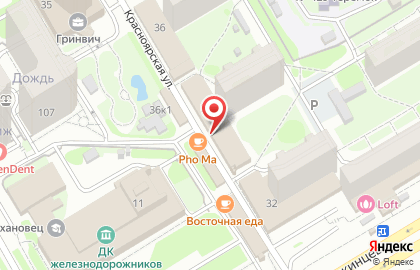 Магазин разливного пива Бочки на Площади Гарина-Михайловского на карте