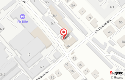 Магазин автомасел и автохимии АВТОМАРКЕТ-Е на Комбинатской улице на карте