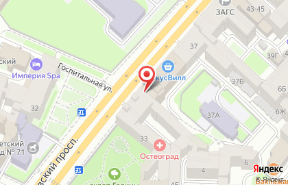 Мастерская гравировки, изготовления и ремонта ювелирных изделий на Суворовском проспекте, 35 на карте