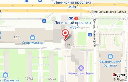 Станция Ленинский проспект на карте
