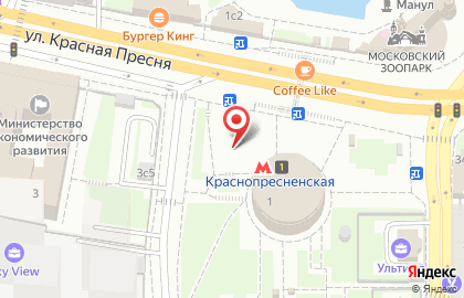 FRIDAYS Logistic, ООО Ва-Дим на улице Красная Пресня на карте