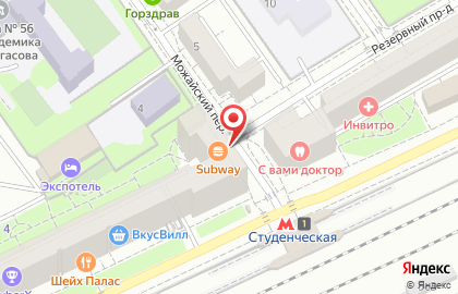 Кальянная Scarface Lounge Studka на метро Студенческая на карте