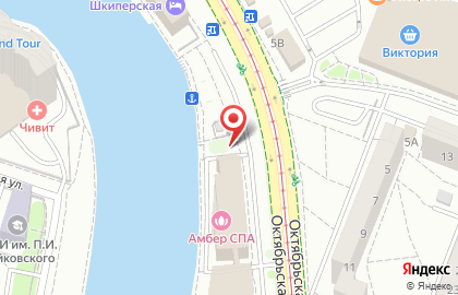 Бистро Бургер Хаус на Октябрьской улице на карте