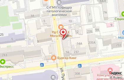 Микрофинансовая компания Траст Альянс на улице Пушкина на карте