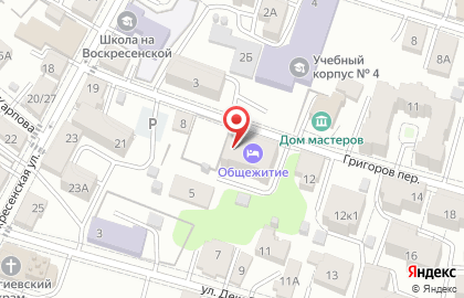 Общежитие на карте