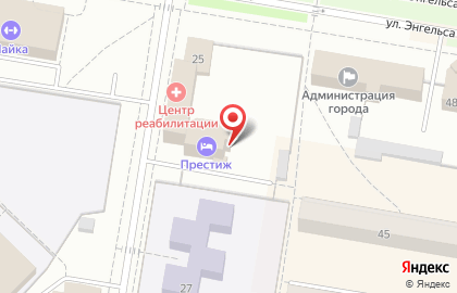 Гостиница Престиж на улице Сабурова на карте