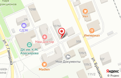 Нотариус Микаилова Н.З. кабинет на карте