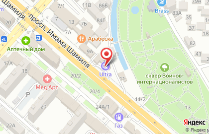 Коллегия адвокатов Правозащитник на проспекте Имама Шамиля на карте