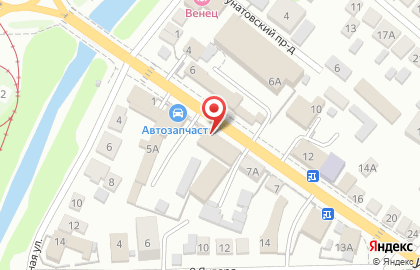 Магазин автозапчастей Рулевой в Железнодорожном районе на карте