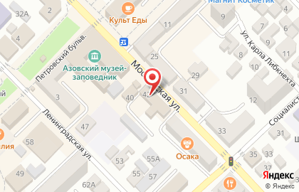 Отдел вневедомственной охраны, Азовский Межмуниципальный отдел МВД России на карте