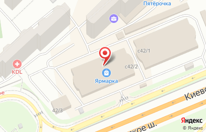 ТЦ Ярмарка в Москве на карте