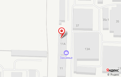 Закамье на карте