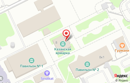 Казанская Ярмарка на карте