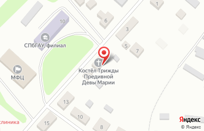 Приход Трижды Предивной Девы Марии Римско-Католической Церкви на карте