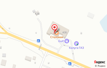 Столовая в Калуге на карте