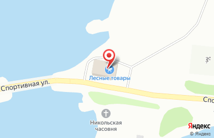 Магазин промышленных товаров на Спортивной улице на карте