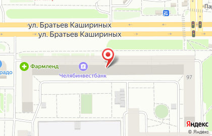 Банк ОТКРЫТИЕ в Челябинске на карте