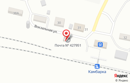 Кафе Почта России на Вокзальной улице на карте
