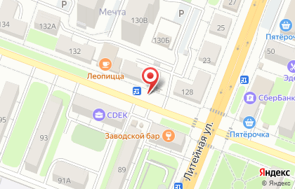 Киоск по продаже фруктов и овощей в Бежицком районе на карте