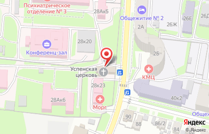 Храм успения Пресвятой Богородицы и святого праведного Иоанна Кронштадтского на карте