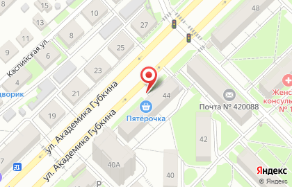 Мастерская по ремонту обуви на ул. Академика Губкина, 44 на карте