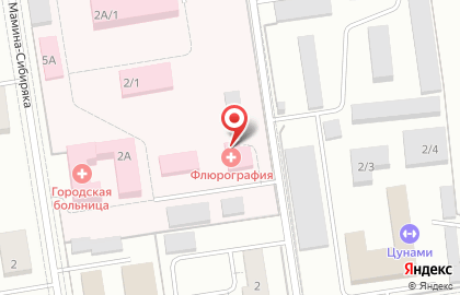 Городская больница Рентген-кабинет №4 на карте