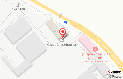 Завод по производству железобетонных изделий, брусчатки, бетона Кировспецмонтаж на карте