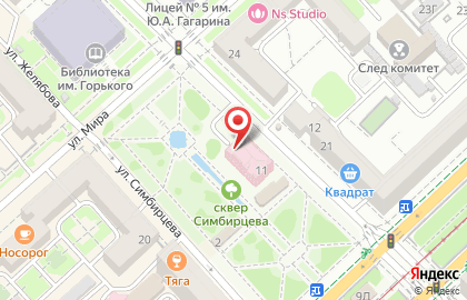Волгоградская областная клиническая больница №3 в Центральном районе на карте