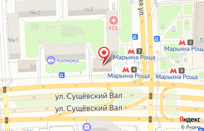 Бюро переводов Rost на улице Сущёвский Вал на карте