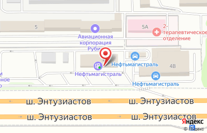 Ресторан быстрого питания МагБургер на шоссе Энтузиастов в Балашихе на карте
