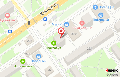 Магазин Южный в Автозаводском районе на карте