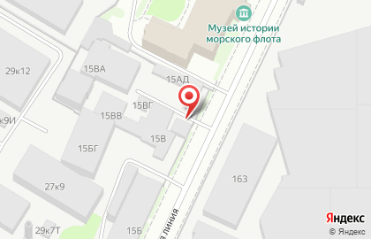 Рекламно-полиграфическая компания Пиранья в Василеостровском районе на карте
