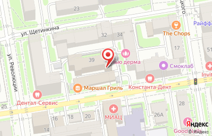 Строительная фирма Квадрат на улице Максима Горького на карте