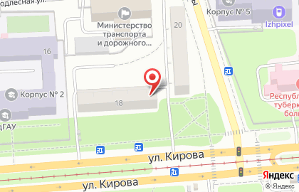 Печатный салон Глянец на улице Кирова на карте