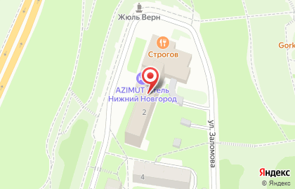 Отель AZIMUT на карте